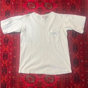 80s vintage E.v. Ltd. mint green pocket tee medium